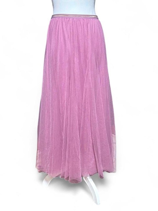 Chicwish Dresses & Skirts - Pink Layered Tulle Maxi Skirt Women’s S Fairy Balletcore Mesh A Line Flowy